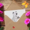 Mr. & Mrs. Panda Glückwunschkarte Kellner Herz - Weiß - Produktbild-Vorschau 3