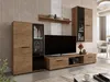 Moderní obývací stěna s LED osvětlením PARK - dub lefkas Náhled obrázku produktu 4