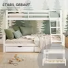Homestyle4u Palandy 90x200 140x200 Vyvýšená postel Dětská Náhled obrázku produktu 4