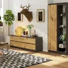 Commode K160 4 tiroirs en gris graphite avec finition DÅB Voir les images du produit 6