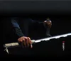 A person holding a sword with a black background. Podgląd zdjęcia produktu
