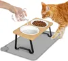 Erhöhter Futternapf, Katzennapf, Hundenapf, 2er Set Produktbild-Vorschau 1