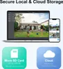 7MAGIC 5MP Solar Überwachungskamera Akku, 355°/90° Produktbild-Vorschau 9
