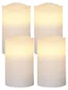 Bougies en cire LED 'May', set de 4, blanc Voir les images du produit 7