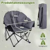 Składane krzesło kempingowe COSTWAY XXL o nośności 227 kg, Podgląd zdjęcia produktu 3