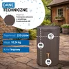 4rain MADERA zbiornik na deszczówkę zestaw kompletny 220 l Podgląd zdjęcia produktu 3