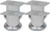 vidaXL Nohy na pohovku 8 ks. Okrúhle chrómové 60 mm Náhľad obrázku produktu 1