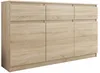Komoda 120 cm 3 zásuvky 3 dveře skříňka FRAMIRE S-3 sonoma Náhled obrázku produktu 7