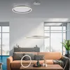 LED stropné svietidlo - biele - hliník - plast - Ø 58 cm - Náhľad obrázku produktu 6