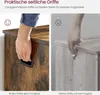 VASAGLE Schuhbank mit Stauraum, Länge 100 cm, Braun Produktbild-Vorschau 12