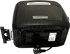 The underside of a black KitchenAid toaster, showing the power cord and label. Voir les images du produit