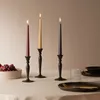 Bolsius 32er Set glatte Spitzkerzen,  24.5cm, bordeauxrot Produktbild-Vorschau 2