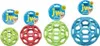 Four JW HOL-EE roller dog toys in different colors and sizes, each with its packaging. Anteprima dell’immagine prodotto