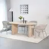 home24 Esstisch - Oval - Travertin Stein Nachbildung Produktbild-Vorschau 2