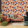 10m VLIES TAPETE Rolle Aquarell Mohnblumen für ein Produktbild-Vorschau 2