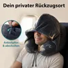 FLOWZOOM AIR Flugzeug-Reisekissen, aufblasbar, schwarz, Produktbild-Vorschau 4