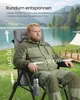 SONGMICS Campingstuhl faltbar, 2er Set, 95°-150° Produktbild-Vorschau 7