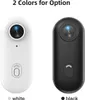 Two action cameras, one white and one black, are displayed side-by-side against a white background. Produktbild-Vorschau