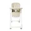 LZQ Baby Klappbar Hochstuhl Beige Kinderhochstuhl Faltbar Produktbild-Vorschau 2