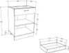 Køkkenskab | Mål ca. H. 82 x W. 60 x. T. 46 cm | Nederste Produktbild-Vorschau 5