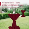 TexDeko Stehtischhussen Premium mit Schleifenband für Produktbild-Vorschau 6