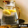 Kuketo | Glas Teekanne mit Sieb 1,8 L – Hitzebeständiger Produktbild-Vorschau 4