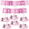 BRUBAKER Welcome Baby Girlande für Jungen und Mädchen - Produktbild-Vorschau 1