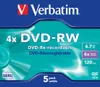 VERBATIM DVD-RW SERL 4,7GB 4x 5er JewelCase Náhled obrázku produktu 3