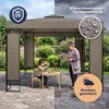 Casaria Gazebo Lorca Padiglione 3x3m in Metallo Resistente Anteprima dell’immagine prodotto 5
