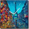 Coloray Uhr auf Leinwand 30x30 cm Wand Uhr Dekoration Produktbild-Vorschau 1