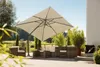 Schneider Ampelschirm Rhodos Twist 300 x 300cm natur beige Produktbild-Vorschau 4