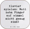 Mr. & Mrs. Panda Tassenuntersetzer Spruch Klavier Magie - Produktbild-Vorschau 1