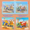 Magnetpuzzle Baufahrzeuge 25 Teile, Magnet Puzzles ab 2 Produktbild-Vorschau 2