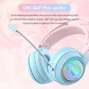 Over-Ear-Kopfhörer,Katzenohr Kopfhörer mit RGB Produktbild-Vorschau 4