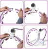 Hhm17 Hula Hop Bianco/Viola Con Magneti E Pesi + Contatore Anteprima dell’immagine prodotto 18