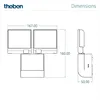 Theben 1020802 theLeda S17-100 WH Faretto LED I rilevatore Anteprima dell’immagine prodotto 7
