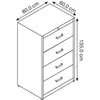 mauser client entry Hängeregistraturschrank lichtgrau 4 Produktbild-Vorschau 2