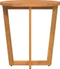 vidaXL Tavolino da giardino rotondo Ø70x75 cm in legno Anteprima dell’immagine prodotto 5