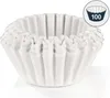 A group of white paper coffee filters. Produktbild-Vorschau