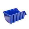 A blue plastic storage bin is shown against a white background. Produktbild-Vorschau
