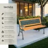 Dvoumístná zahradní lavice Tamara 128 x 51 x 73 cm Náhled obrázku produktu 9