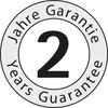 A circular badge indicating a 2-year guarantee. Voir les images du produit