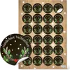 Weihnachtsaufkleber SET 5 x 24 weihnachtliche Sticker 4 cm Produktbild-Vorschau 2