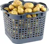 GreenLife Uni-Korb 25 kg 10 Stück grau drehstapelbar Produktbild-Vorschau 3