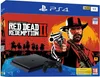 A product box for a Playstation 4 Slim console bundle with Red Dead Redemption 2. Produktbild-Vorschau