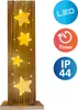 Weihnachtsbeleuchtung Draußen LED Weihnachtsdeko Außen Holz Produktbild-Vorschau 3