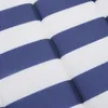vidaXL Cuscino per sdraio in tessuto Oxford a righe bianche Anteprima dell’immagine prodotto 8