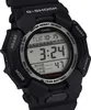A close-up studio shot of a black Casio G-Shock digital watch. Produktbild-Vorschau