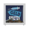 Geldgeschenk Rahmen Spardose aus Holz mit Geldspritze Motiv Produktbild-Vorschau 3
