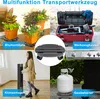 LZQ 2 Stück WPC Pflanzenroller ø30 cm 100 kg Tragkraft, Produktbild-Vorschau 4